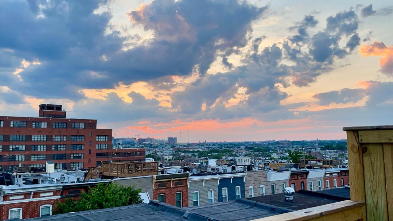 The Blue House! Modern+ Rooftop Deck+ Parking Baltimore Zewnętrze zdjęcie